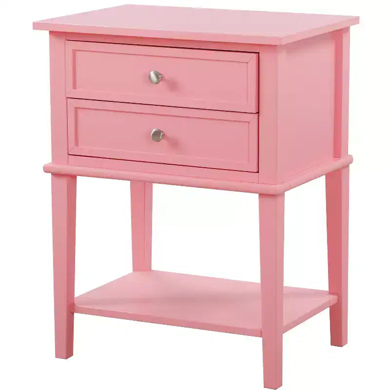 Table de chevet à 2 tiroirs Newton de Passion Furniture (71,1 cm H x 55,9 cm L x 40,6 cm P)