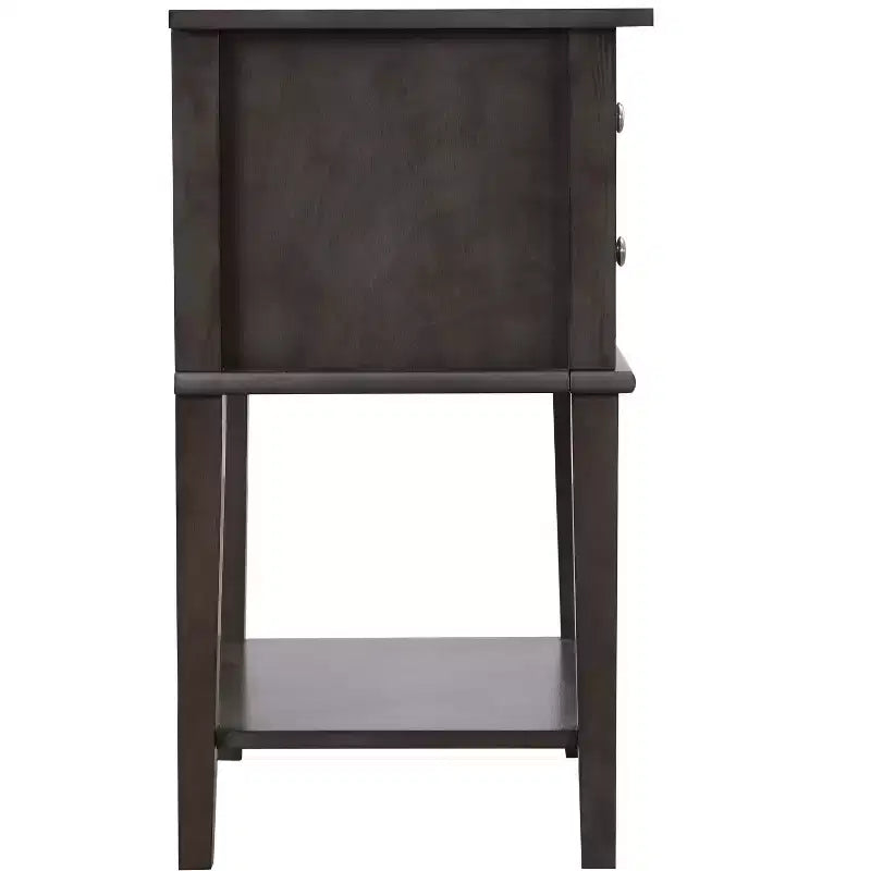 Table de chevet à 2 tiroirs Newton de Passion Furniture (71,1 cm H x 55,9 cm L x 40,6 cm P)