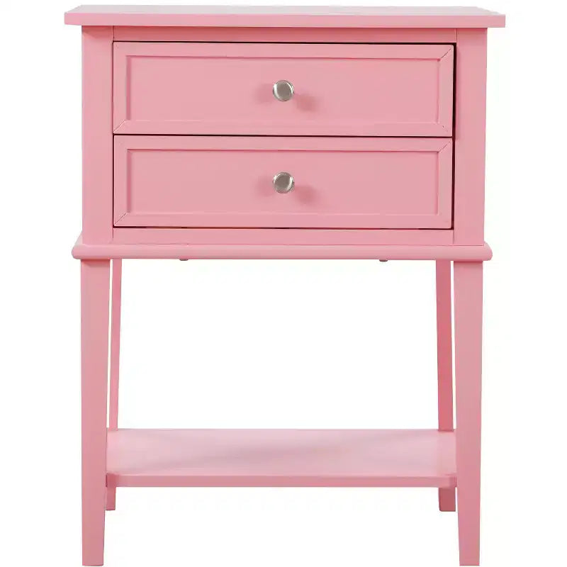Table de chevet à 2 tiroirs Newton de Passion Furniture (71,1 cm H x 55,9 cm L x 40,6 cm P)