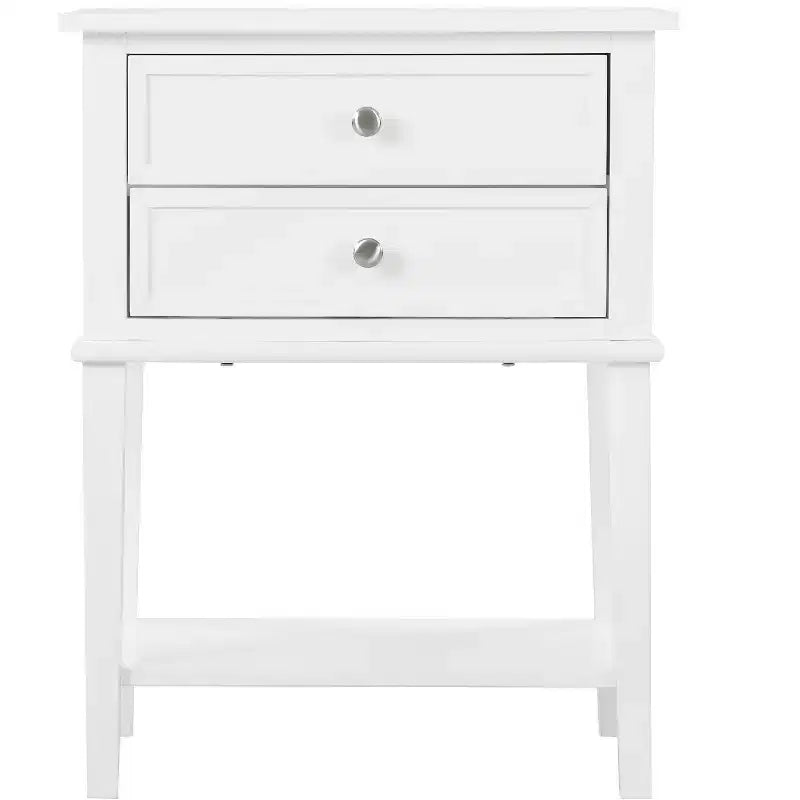 Table de chevet à 2 tiroirs Newton de Passion Furniture (71,1 cm H x 55,9 cm L x 40,6 cm P)