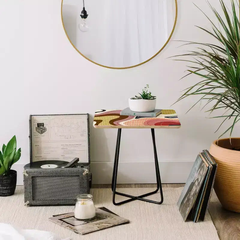 Table carrée d'appoint Viviana Gonzalez Retro Fusion - Deny Designs