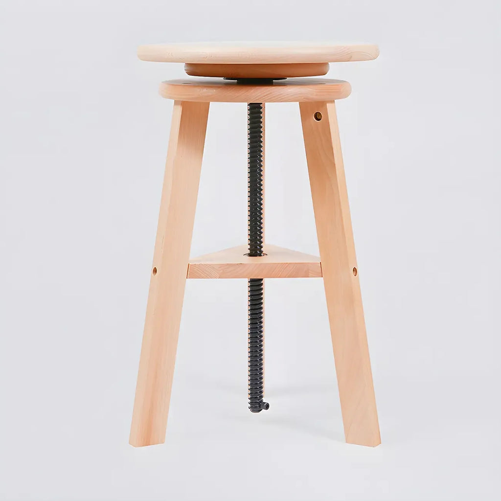 Tabourets de bar modernes en bois avec pivot de comptoir