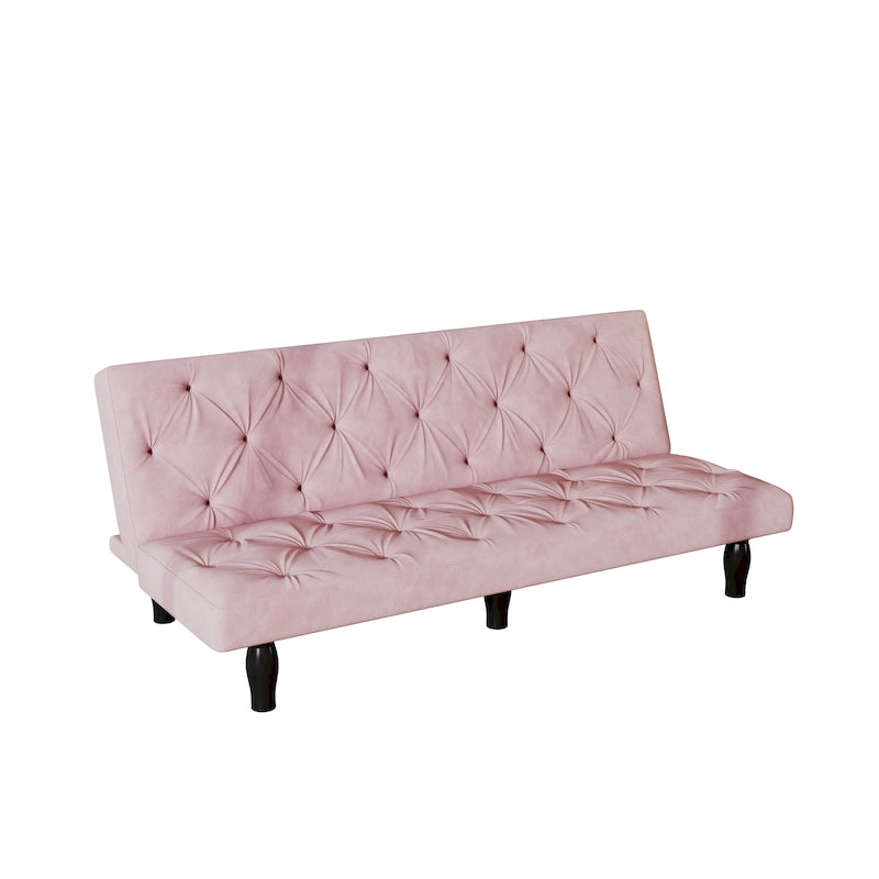 Canapé convertible en velours