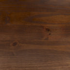 Lot de 2 tables de chevet en bois massif de style Mid-Century avec 1 tiroir