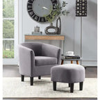 Fauteuil d'appoint Churchill avec ottoman Convenience Concepts