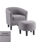 Fauteuil d'appoint Churchill avec ottoman Convenience Concepts