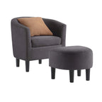 Fauteuil d'appoint Churchill avec ottoman Convenience Concepts