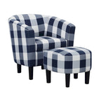 Fauteuil d'appoint Churchill avec ottoman Convenience Concepts