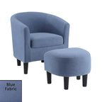 Fauteuil d'appoint Churchill avec ottoman Convenience Concepts