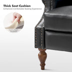 Fauteuil inclinable manuel en similicuir végétalien Terri par HULALA HOME