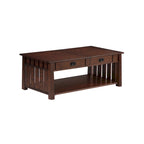 Table basse relevable en bois DH BASIC, 46 pouces