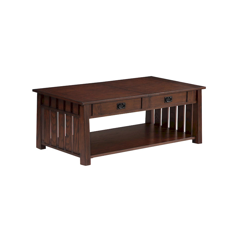 Table basse relevable en bois DH BASIC, 46 pouces