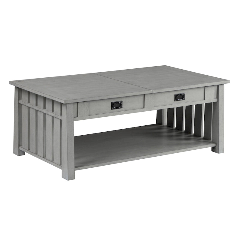 Table basse relevable en bois DH BASIC, 46 pouces