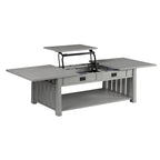 Table basse relevable en bois DH BASIC, 46 pouces