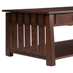 Table basse relevable en bois DH BASIC, 46 pouces