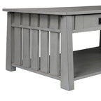 Table basse relevable en bois DH BASIC, 46 pouces