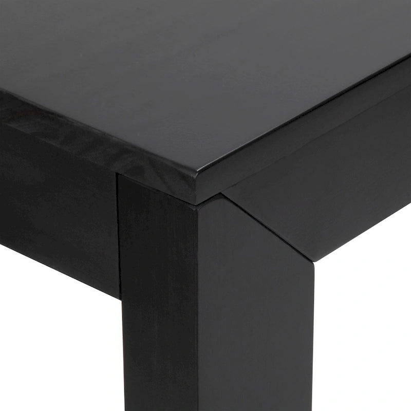 Console moderne en pin massif de 56 po, finition à faible teneur en COV, design minimaliste