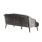 Canapé Adelia en velours capitonné style moderne glamour de Christopher Knight Home
