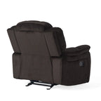 Fauteuil inclinable planeur en acier Hawthorne par Christopher Knight Home