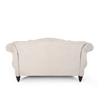 Chauffeuse double capitonnée 158,75 cm (L) x 148,60 cm (l) x 86,36 cm (H), Rembourrée, Accent de salon