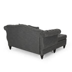 Chauffeuse double capitonnée 158,75 cm (L) x 148,60 cm (l) x 86,36 cm (H), Rembourrée, Accent de salon