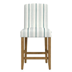 Tabouret de comptoir 24" avec dossier incurvé, assise rembourrée, tabouret de bar de cuisine