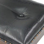 Lot de 2 tabourets de bar rembourrés 61 cm, avec assise coussinée, pour cuisine ou bar