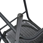 Tabouret de bar commercial en rotin pour l'intérieur et l'extérieur avec cadre en aluminium - S/O
