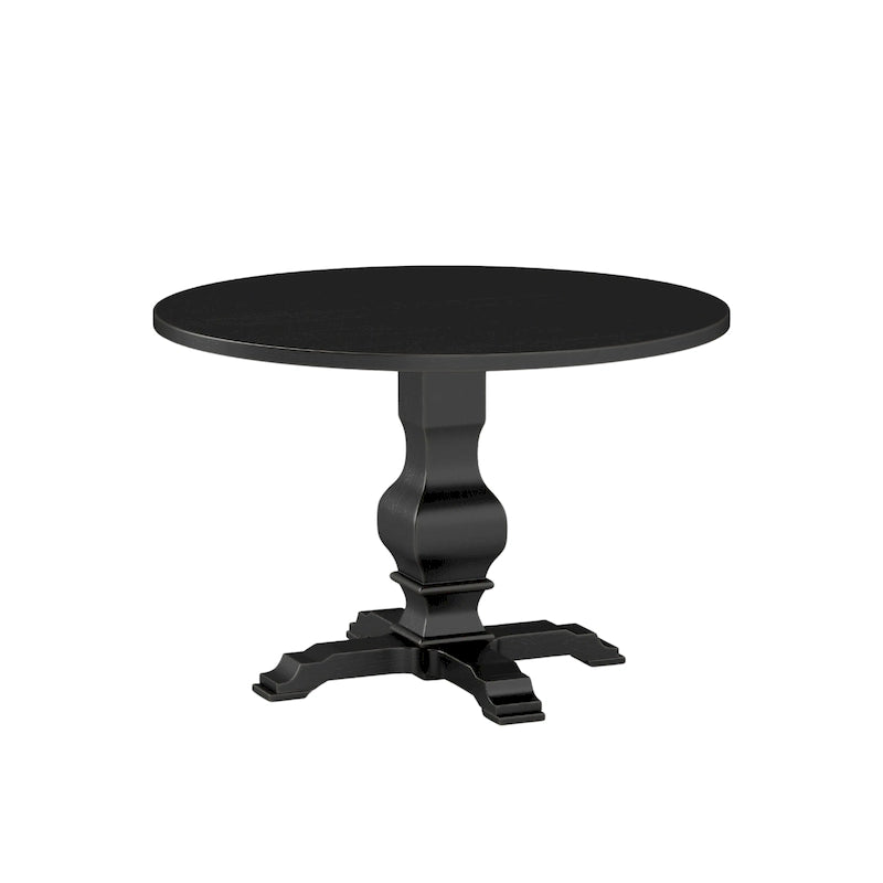 Table de salle à manger ronde avec pied central Roundhill Furniture Havre - N/A