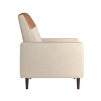 Fauteuil inclinable deux tons à dossier basculant Leo par iNSPIRE Q Classic