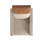 Fauteuil inclinable deux tons à dossier basculant Leo par iNSPIRE Q Classic