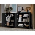 Tête de lit en bois à panneau cannelé de 62,4 pouces, fixation murale, style bohème de ferme moderne