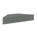 Meuble TV d'angle flottant de 47", 3 étagères, style transitionnel, support mural peu encombrant