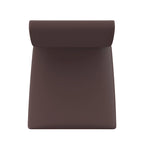 Lot de 2 chaises de salle à manger rembourrées, cadre en métal espresso, assise rembourrée, style moderne