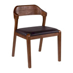Chaise de salle à manger en bois Rasmus Mid Century