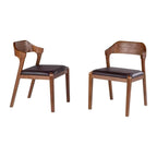 Chaise de salle à manger en bois Rasmus Mid Century