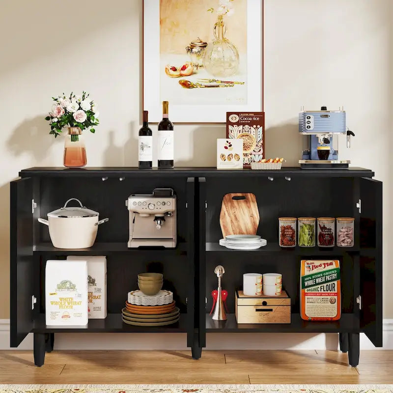 Lot de 2 bibliothèques hautes à 5 étagères, étagères réglables, rangement pour bureau et salon