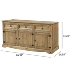 Buffet Campagne en Bois 65 - Collection Corona