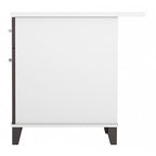 Bureau d'ordinateur de 152 cm avec tiroirs, bureau d'écriture pour bureau à domicile, plusieurs options de finition