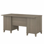Bureau d'ordinateur de 152 cm avec tiroirs, bureau d'écriture pour bureau à domicile, plusieurs options de finition