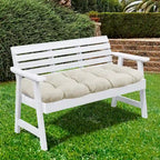 Coussin de causeuse d'extérieur touffeté Sweet Home Collection 44 x 19