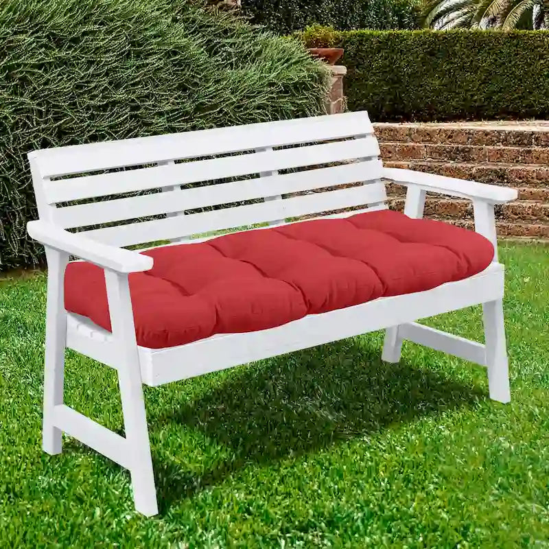Coussin de causeuse d'extérieur touffeté Sweet Home Collection 44 x 19
