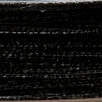 Table d'appoint ronde, cadre en métal noir vieilli, plateau en verre + étagère inférieure, style industriel