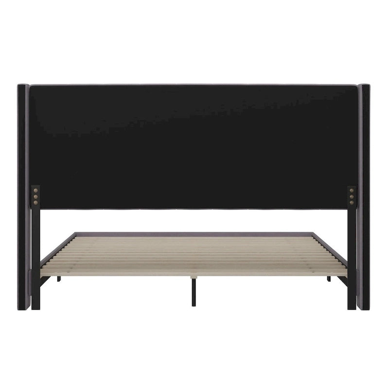 Meuble TV multifonctionnel de 71 po avec rangement, fini expresso, style contemporain