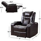 Fauteuil inclinable multiposition motorisé de cinéma maison Ebello