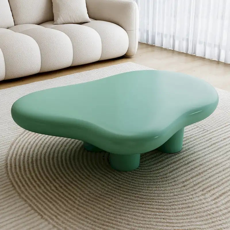 48,5 Table Basse Moderne Forme Nuage 4 Pieds