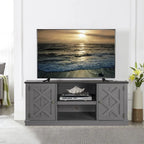 Meuble TV en bois brut imitation 54 po pour téléviseurs de 60 po - 54 po de largeur