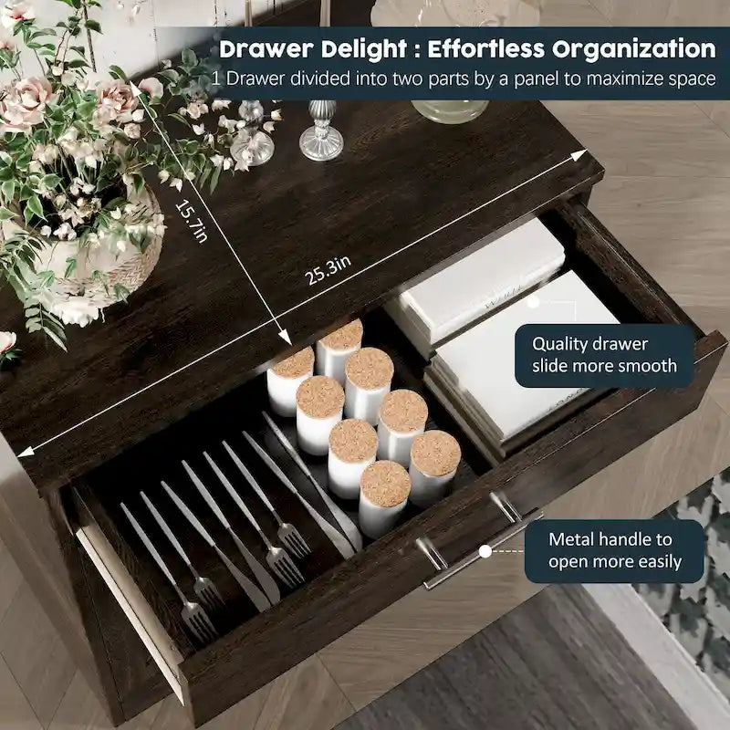 Buffet Futzca, Meuble de rangement de cuisine