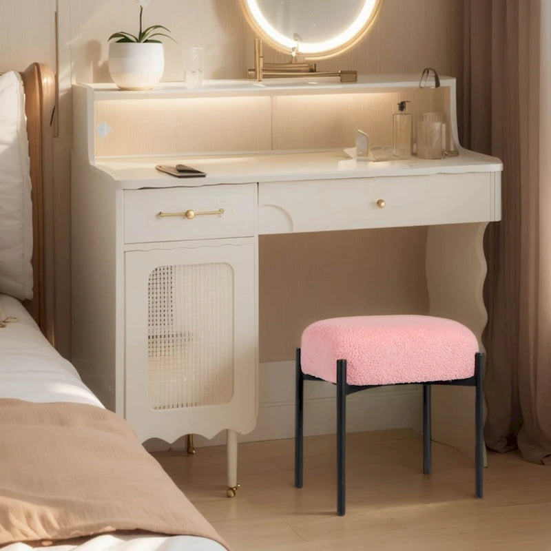 Commode à 6 tiroirs de style shaker en bois massif, rangement de chambre, design classique
