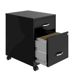 Classeur mobile vertical 2 tiroirs de 45,7 cm de profondeur, format lettre, avec tiroir accessoire Space Solutions 18